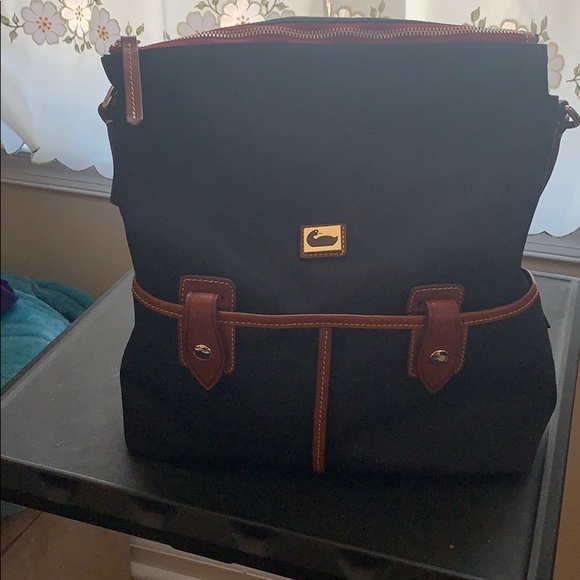 Dooney & Bourke Handbags - Dooney & Bourke black  Nylon shoulder bag